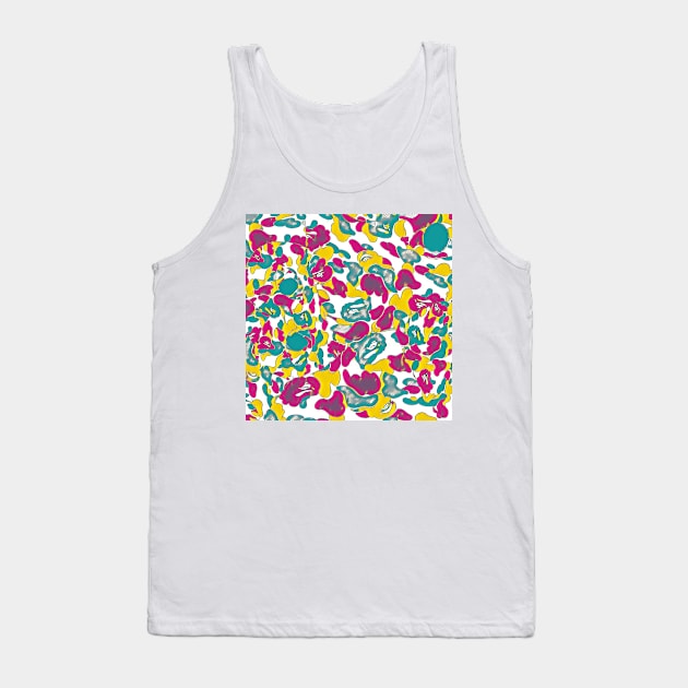 Off Bright Camo Tank Top by Kawaii85